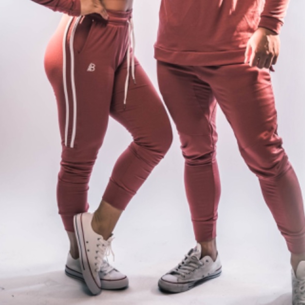Sheer Absolute Joggers- Rosewood